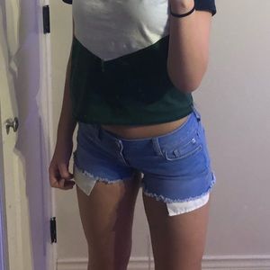 american eagle jean shorts